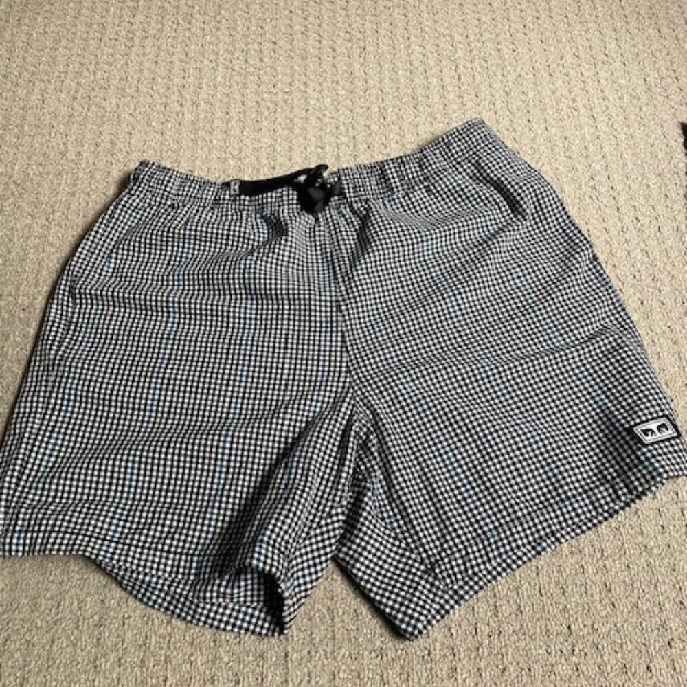 Obey Shorts Mens Large Black